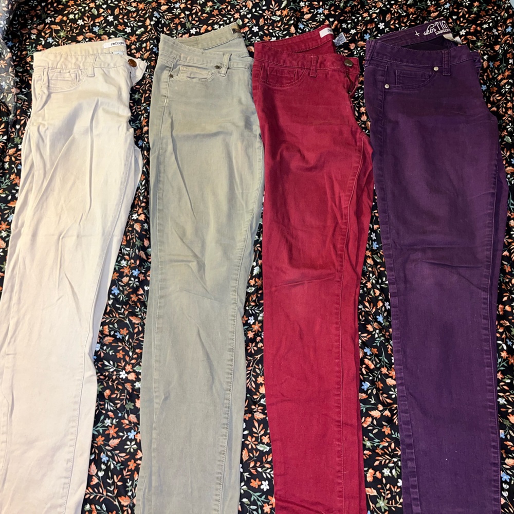 4 skinny pants